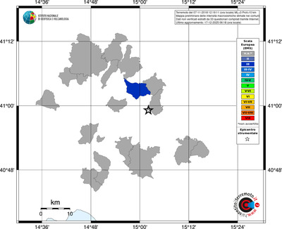 Mappa EMS - territori comuni