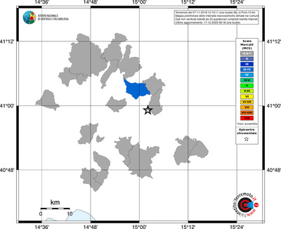 Mappa MCS - territori comuni
