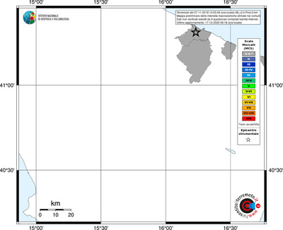 Mappa MCS - territori comuni