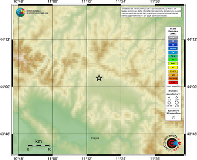 Mappa EMS - località