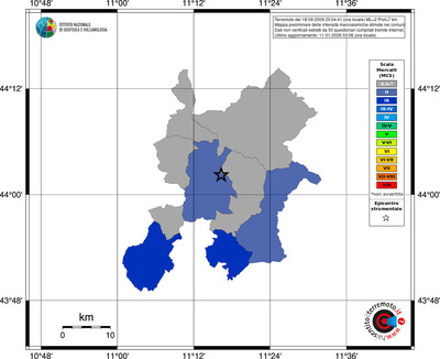 Mappa MCS - territori comuni