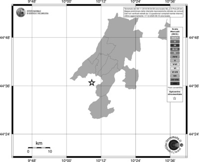 Mappa MCS - territori comuni
