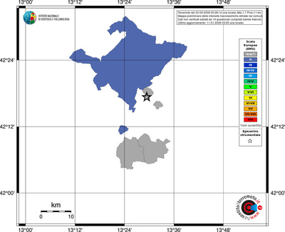 Mappa EMS - territori comuni