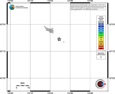 Mappa MCS - territori località
