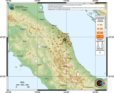 Mappa comuni con almeno 3 questionari
