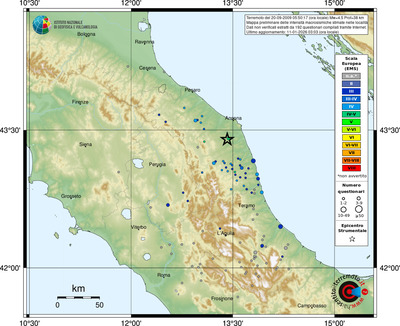 Mappa EMS - località
