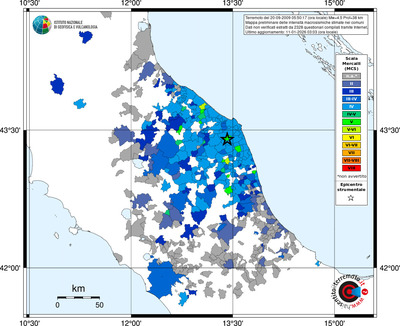 Mappa MCS - territori comuni
