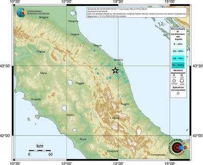 Mappa comuni con almeno 3 questionari