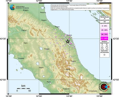 Mappa comuni con almeno 3 questionari
