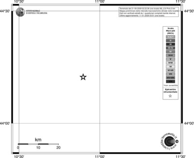 Mappa MCS - territori località