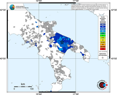 Mappa EMS - territori comuni