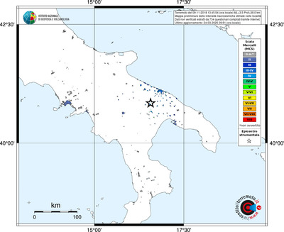 Mappa MCS - territori delle località