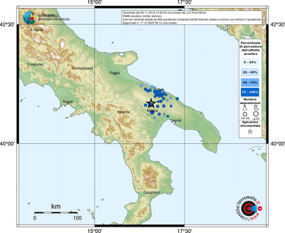 Mappa comuni con almeno 3 questionari