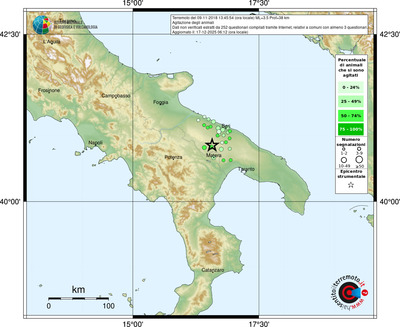 Mappa comuni con almeno 3 questionari