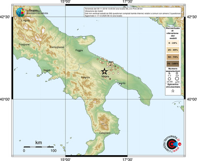 Mappa comuni con almeno 3 questionari