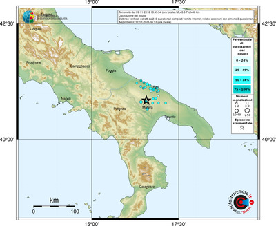 Mappa comuni con almeno 3 questionari