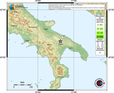 Mappa comuni con almeno 3 questionari