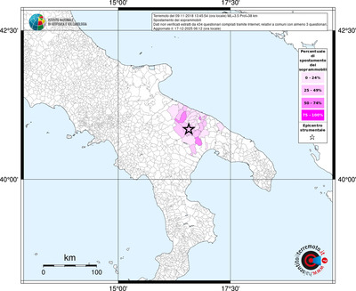 Mappa territorio comunale con almeno 3 questionari
