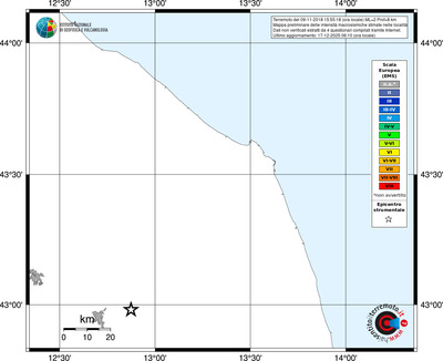 Mappa EMS - territori località