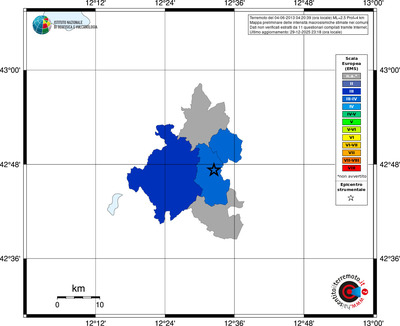 Mappa EMS - territori comuni