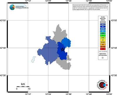 Mappa MCS - territori comuni