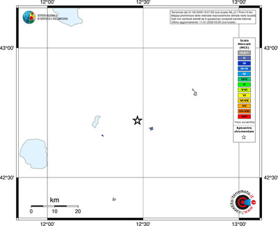 Mappa MCS - territori località