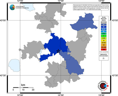 Mappa MCS - territori comuni