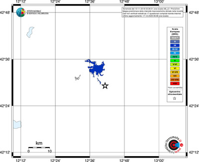 Mappa EMS - territori località