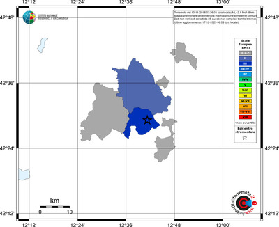 Mappa EMS - territori comuni