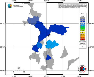 Mappa MCS - territori comuni