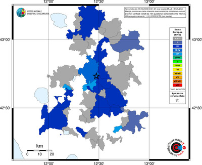 Mappa EMS - territori comuni