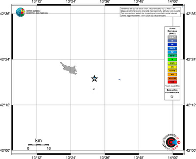 Mappa EMS - territori località