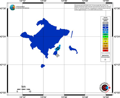 Mappa EMS - territori comuni