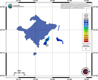 Mappa MCS - territori comuni