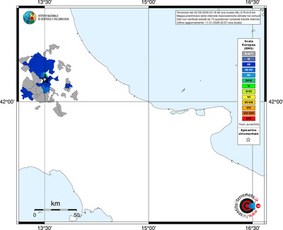 Mappa EMS - territori comuni
