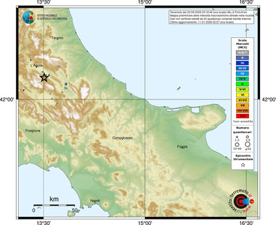 Mappa MCS - località