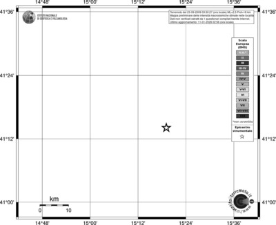 Mappa EMS - territori località