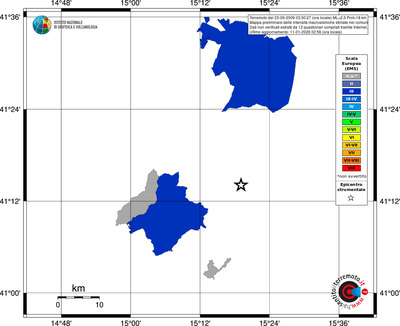 Mappa EMS - territori comuni