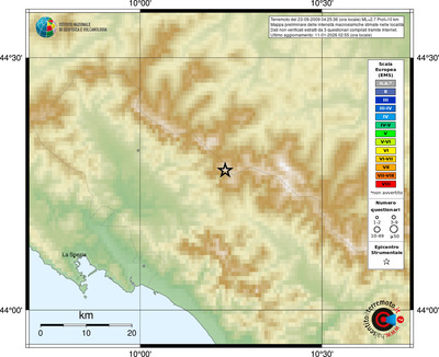 Mappa EMS - località