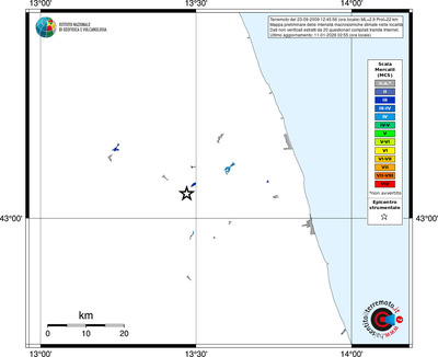 Mappa MCS - territori località