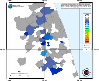 Mappa MCS - territori comuni