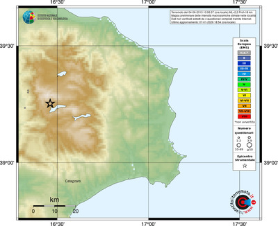 Mappa EMS - località