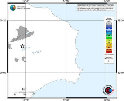 Mappa EMS - territori comuni