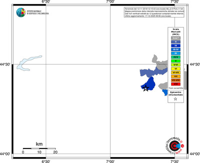 Mappa MCS - territori comuni