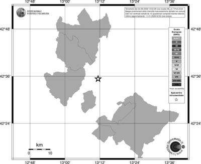 Mappa EMS - territori comuni