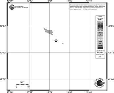 Mappa EMS - territori località