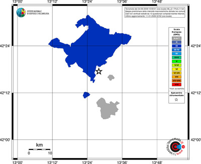 Mappa EMS - territori comuni