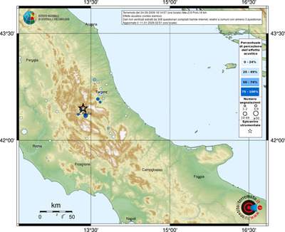 Mappa comuni con almeno 3 questionari