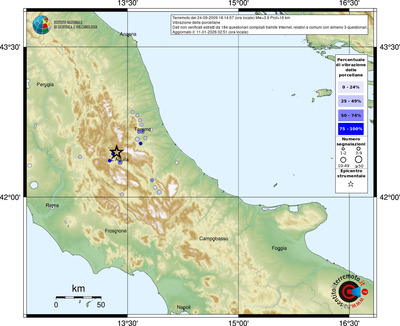 Mappa comuni con almeno 3 questionari