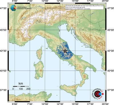 Area di invio delle email agli iscritti